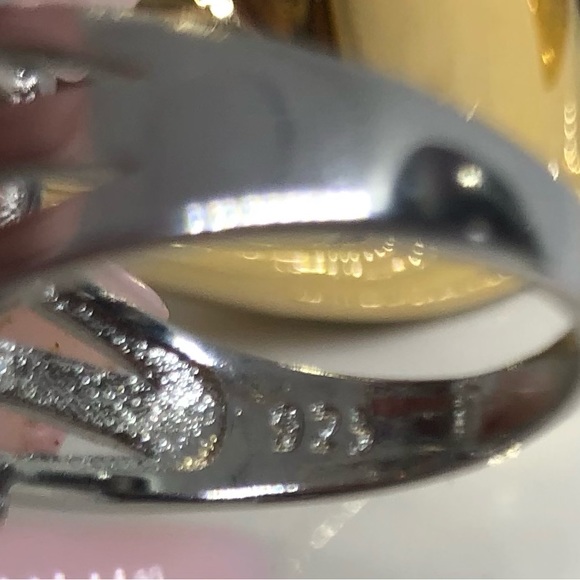 New Arrival! Stunning Multi-Colored CZ Ring in Sterling Silver 925 - Picture 10 of 10